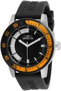 Invicta Herreur 34014 Specialty Sort/Gummi Ø45 mm