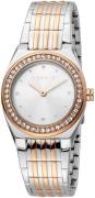 Esprit Dameur ES1L148M0095 Sølvfarvet/Rosaguldtonet stål Ø30 mm