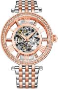 Stührling Original Dameur 3944.3 Delphi Skeletskåret/Rosaguldtonet