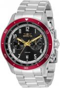 Invicta Herreur 33963 Sort/Stål Ø46 mm