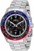 Invicta Herreur 33964 Sort/Stål Ø46 mm