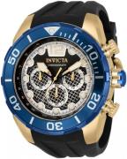 Invicta Herreur 33823 Sort/Gummi Ø52 mm