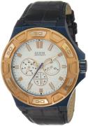Guess Herreur W0674G7 Hvid/Læder Ø45 mm