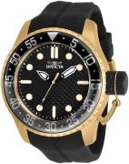 Invicta Herreur 30726 Pro Diver Sort/Gummi Ø50 mm