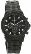 Bulova Herreur 98K105 Sort/Stål Ø42 mm