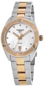 Tissot Dameur T101.910.22.116.00 Pr 100 Hvid/Rosaguldtonet stål Ø36