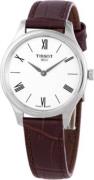 Tissot Dameur T063.209.16.038.00 Tradition Sølvfarvet/Læder Ø31 mm