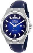 Invicta Herreur 30182 Blå/Læder Ø44 mm