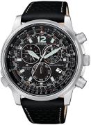 Citizen Herreur CB5860-19E Sort/Læder Ø45 mm