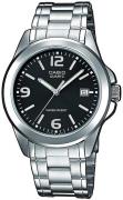 Casio Dameur LTP-1259PD-1AEF Quartz Sort/Stål Ø28 mm