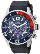Invicta Herreur 29711 Pro Diver Sort/Gummi Ø48 mm