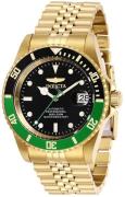 Invicta Herreur 29184 Pro Diver Sort/Gul guldtonet stål Ø42 mm