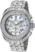 Invicta Herreur 26419 Jason Taylor Sølvfarvet/Stål Ø50 mm