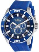 Invicta Herreur 28003 Pro Diver Blå/Gummi Ø50 mm
