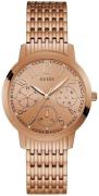 Guess Dameur W1088L2 Lattice Rosa guldfarvet/Rosaguldtonet stål Ø38