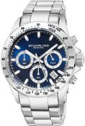Stührling Original Herreur 3960.2 Aquadiver Blå/Stål Ø42 mm