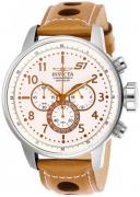 Invicta Herreur 25725 S1 Antikhvid/Læder Ø48 mm