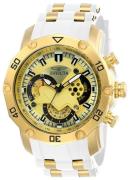 Invicta Herreur 23424 Pro Diver Guld/Gul guldtonet stål Ø49 mm