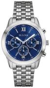 Bulova Herreur 96A174 Blå/Stål Ø40 mm