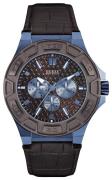 Guess Herreur W0674G5 Force Brun/Læder Ø45 mm