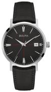 Bulova Herreur 96B243 Dress Sort/Læder Ø39 mm