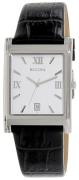 Bulova Herreur 96B107 Dress Sølvfarvet/Læder