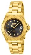 Invicta Herreur 15848 Pro Diver Sort/Gul guldtonet stål Ø40 mm
