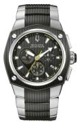 Bulova Herreur 65B123 Accutron Sort/Stål Ø42 mm