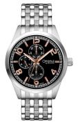 Bulova Herreur 43C110 Caravelle Sort/Stål Ø40 mm