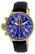 Invicta Herreur 1516 Force Lefty Blå/Tekstil Ø46 mm