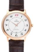 Omega Herreur 424.53.40.20.04.005 De Ville Prestige Hvid/Læder