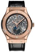 Hublot Herreur 517.OX.0180.LR Classic Fusion Skeletskåret/Læder