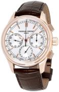 Frederique Constant Herreur FC-760V4H4 Manufacture Sølvfarvet/Læder
