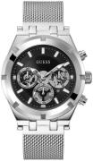 Guess Herreur GW0582G1 Continental Sort/Stål Ø44 mm