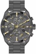 Diesel Herreur DZ4669 Spiked Grå/Stål Ø49 mm