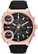 Diesel Herreur DZ7475 Sideshow Sort/Gummi Ø51 mm