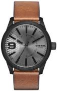Diesel Herreur DZ1764 Rasp Grå/Læder Ø46 mm