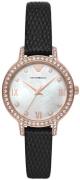 Emporio Armani Dameur AR11485 Cleo Flerfarvet/Læder Ø32 mm