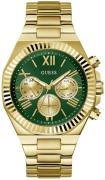 Guess Herreur GW0703G2 Equity Grøn/Gul guldtonet stål Ø44 mm