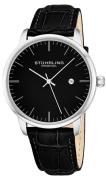 Stührling Original Herreur 3997.2 Sort/Læder Ø38 mm