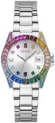 Guess Dameur GW0475L4 Opaline Sølvfarvet/Stål Ø34 mm