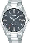 Lorus Herreur RX333AX9 Solar Sort/Stål Ø42 mm