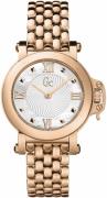 Guess Dameur X52003L1S Hvid/Rosaguldtonet stål Ø30 mm