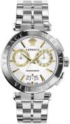 Versace Herreur VE1D02323 Aion Sølvfarvet/Stål Ø45 mm