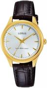 Lorus Dameur RRS90VX9 Classic Sølvfarvet/Læder Ø30 mm