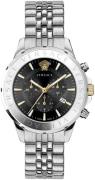 Versace Herreur VEV601523 Signature Sort/Stål Ø44 mm