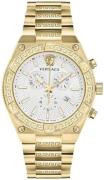 Versace Herreur VESO00822 Greca Sporty Sølvfarvet/Gul guldtonet