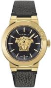 Versace Herreur VE7E00223 Medusa Sort/Læder Ø43 mm