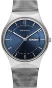 Bering Herreur 11938-003DD Classic Blå/Stål Ø38 mm