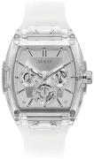 Guess Herreur GW0203G1 Phoenix Sølvfarvet/Gummi
